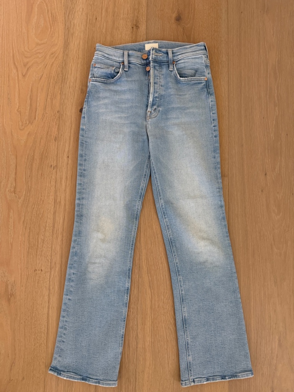 MOTHER Light Blue Flare Jeans